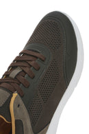 Geox Men's Green U Klaıver Laced Fabric Sneakers | Derimod Geox Men's Green U Klaıver Laced Fabric Sneakers | Derimod