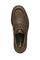 Geox Men Brown U Spherica Ec7 B - Pull Up Lea Lace-Up Suede Leather Casual Shoe | Derimod Geox Men Brown U Spherica Ec7 B - Pull Up Lea Lace-Up Suede Leather Casual Shoe | Derimod
