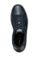 Geox Erkek Lacivert U Spherıca Ecub-1.1 B Abx Bağcıklı Deri Sneaker | Derimod Geox Erkek Lacivert U Spherıca Ecub-1.1 B Abx Bağcıklı Deri Sneaker | Derimod