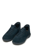 Geox Men Navy U Nebula 2.0 Plus Lace-Up Leather Casual Shoes | Derimod Geox Men Navy U Nebula 2.0 Plus Lace-Up Leather Casual Shoes | Derimod
