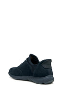 Geox Men Navy U Nebula 2.0 Plus Lace-Up Leather Casual Shoes | Derimod Geox Men Navy U Nebula 2.0 Plus Lace-Up Leather Casual Shoes | Derimod