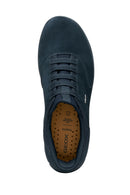 Geox Men Navy U Nebula 2.0 Plus Lace-Up Leather Casual Shoes | Derimod Geox Men Navy U Nebula 2.0 Plus Lace-Up Leather Casual Shoes | Derimod