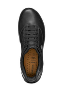 Geox Men Black U Nebula 2.0 Plus Lace-Up Leather Casual Shoes | Derimod Geox Men Black U Nebula 2.0 Plus Lace-Up Leather Casual Shoes | Derimod