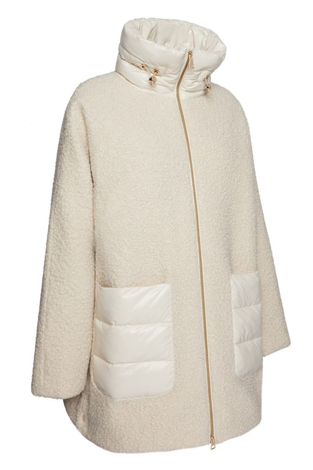 Geox Kadın Krem Calithe Oversize Teddy Kaban