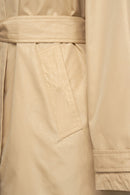 Geox Women's Beige Trench Coat | Derimod Geox Women's Beige Trench Coat | Derimod