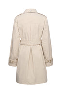 Geox Kadın Krem Claudin Trençkot | Derimod Geox Kadın Krem Claudin Trençkot | Derimod