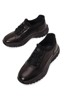 Derimod Fly Erkek Siyah Bağcıklı Kalın Tabanlı Deri Casual Sneaker | Derimod Derimod Fly Erkek Siyah Bağcıklı Kalın Tabanlı Deri Casual Sneaker | Derimod