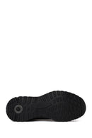 Derimod Fly Erkek Siyah Bağcıklı Kalın Tabanlı Deri Casual Sneaker | Derimod Derimod Fly Erkek Siyah Bağcıklı Kalın Tabanlı Deri Casual Sneaker | Derimod