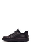 Derimod Fly Erkek Siyah Bağcıklı Deri Casual Sneaker | Derimod Derimod Fly Erkek Siyah Bağcıklı Deri Casual Sneaker | Derimod