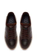 Derimod Fly Erkek Kahverengi Bağcıklı Deri Casual Sneaker | Derimod Derimod Fly Erkek Kahverengi Bağcıklı Deri Casual Sneaker | Derimod