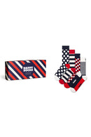 Happy Socks Erkek Lacivert 4’lü Pamuklu Çorap Seti | Derimod Happy Socks Erkek Lacivert 4’lü Pamuklu Çorap Seti | Derimod