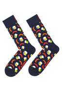Happy Socks Erkek Çok Renkli Desenli Pamuklu 2'li Çorap Seti | Derimod Happy Socks Erkek Çok Renkli Desenli Pamuklu 2'li Çorap Seti | Derimod