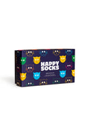Happy Socks Kadın Çok Renkli Kedi Desenli Pamuklu 3’lü Çorap Seti | Derimod Happy Socks Kadın Çok Renkli Kedi Desenli Pamuklu 3’lü Çorap Seti | Derimod