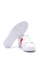 Kadın Leopar Detaylı Deri Sneaker | Derimod Kadın Leopar Detaylı Deri Sneaker | Derimod