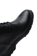 Men's Black Leather Classic Boots | Derimod Men's Black Leather Classic Boots | Derimod