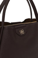 Woman Brown Long-Strap Shoulder Bag | Derimod Woman Brown Long-Strap Shoulder Bag | Derimod