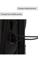 D-Pack Unisex Black Technological Leather Backpack | Derimod D-Pack Unisex Black Technological Leather Backpack | Derimod