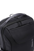 D-Pack Unisex Black Technological Fabric Hardcase Backpack | Derimod D-Pack Unisex Black Technological Fabric Hardcase Backpack | Derimod