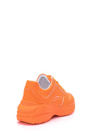 Kadın Yüksek Tabanlı Deri Sneaker | Derimod Kadın Yüksek Tabanlı Deri Sneaker | Derimod