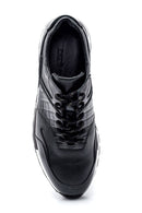 Erkek Deri Kroko Detaylı Sneaker | Derimod Erkek Deri Kroko Detaylı Sneaker | Derimod