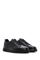 Men's Black Leather Sneaker | Derimod Men's Black Leather Sneaker | Derimod