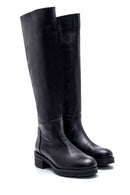 Women's Zippered Mid-Heel Boots | Derimod Women's Zippered Mid-Heel Boots | Derimod