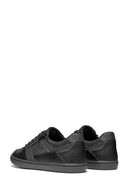 Geox Men's Black Elver Zipper Detailed Lace-Up Leather Casual Shoes | Derimod Geox Men's Black Elver Zipper Detailed Lace-Up Leather Casual Shoes | Derimod