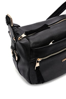 Women's Black Long Strap Crossbody Bag | Derimod Women's Black Long Strap Crossbody Bag | Derimod