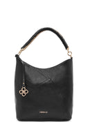 Women's Black Long Strap Shoulder Bag | Derimod Women's Black Long Strap Shoulder Bag | Derimod