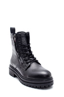 Women's Leather Zippered Boots | Derimod Women's Leather Zippered Boots | Derimod