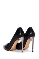 Women's Black Leather Stiletto | Derimod Women's Black Leather Stiletto | Derimod