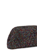 Women's Multi-Colored Long Chain Strap Stone Evening Clutch Bag | Derimod Women's Multi-Colored Long Chain Strap Stone Evening Clutch Bag | Derimod