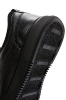 Erkek Siyah Bağcıklı Deri Sneaker | Derimod Erkek Siyah Bağcıklı Deri Sneaker | Derimod