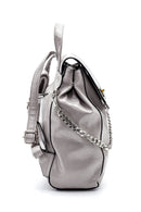 Women's Chain Detailed Backpack | Derimod Women's Chain Detailed Backpack | Derimod