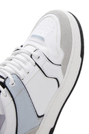 Kadın Beyaz Süet Detaylı Sneaker | Derimod Kadın Beyaz Süet Detaylı Sneaker | Derimod