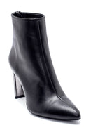 Women's Leather Heel Detailed Boots | Derimod Women's Leather Heel Detailed Boots | Derimod