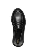Geox Kadın Siyah Vilde Deri Makosen Loafer | Derimod Geox Kadın Siyah Vilde Deri Makosen Loafer | Derimod