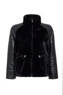 Dakota Women's Black Teddy Coat | Derimod Dakota Women's Black Teddy Coat | Derimod