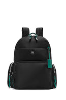 Kadın Siyah Kumaş Sırt Çantası | Derimod Kadın Siyah Kumaş Sırt Çantası | Derimod