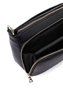 Kadın Siyah Uzun Askılı Deri Kol Çantası | Derimod Kadın Siyah Uzun Askılı Deri Kol Çantası | Derimod