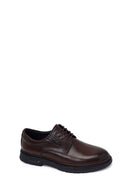 Male Brown Lace-up Leather Casual Shoes | Derimod Male Brown Lace-up Leather Casual Shoes | Derimod