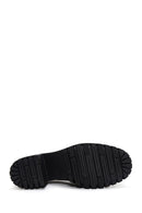 Kadın Siyah Kalın Topuklu Deri Maskülen Loafer | Derimod Kadın Siyah Kalın Topuklu Deri Maskülen Loafer | Derimod