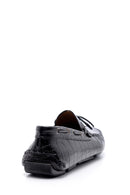 Erkek Kroko Detaylı Deri Loafer | Derimod Erkek Kroko Detaylı Deri Loafer | Derimod