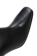 Women's Black Leather Heeled Boots | Derimod Women's Black Leather Heeled Boots | Derimod