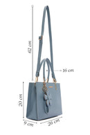 Women's Blue Long Strap Charm Handbag | Derimod Women's Blue Long Strap Charm Handbag | Derimod