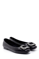 Kadın Deri Taşlı Babet | Derimod Kadın Deri Taşlı Babet | Derimod