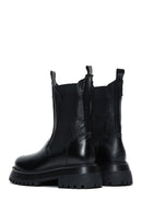 Women's Black Leather Chelsea Boots | Derimod Women's Black Leather Chelsea Boots | Derimod