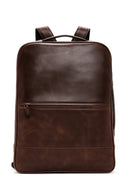 Men's Brown Leather Backpack | Derimod Men's Brown Leather Backpack | Derimod