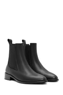 Women's Black Leather Chelsea Boots | Derimod Women's Black Leather Chelsea Boots | Derimod