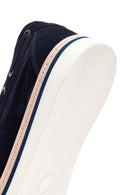 Erkek Lacivert Süet Deri Casual Ayakkabı | Derimod Erkek Lacivert Süet Deri Casual Ayakkabı | Derimod